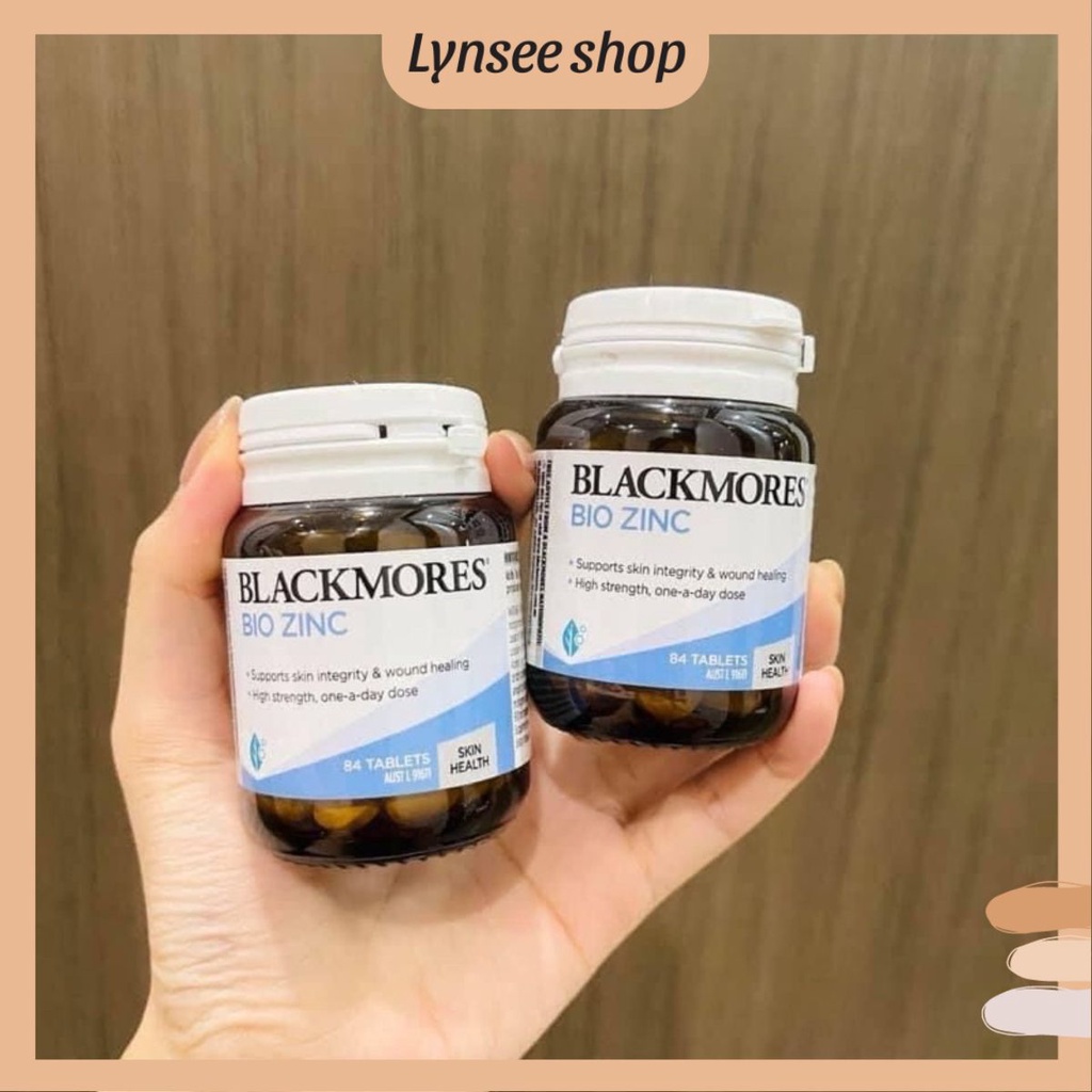 Viên Kẽm Tự Nhiên Blackmores Bio Zinc Của Úc, 84 viên- Bổ Sung Chất Kẽm Cho Cơ Thể- Lynsee Shop
