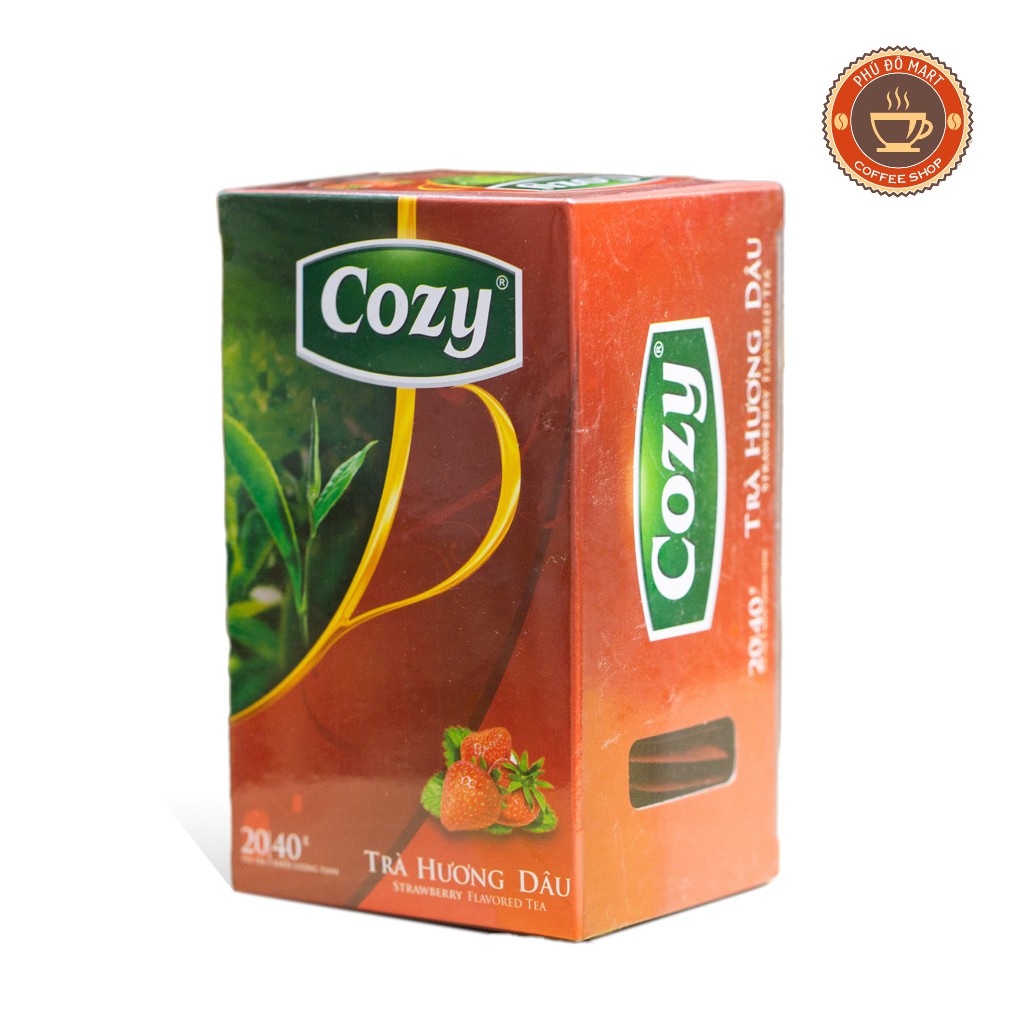 (COMBO 10 Hộp) Trà Cozy Túi Lọc Hương Nhài, Sen, Trà Xanh - hộp 25 gói