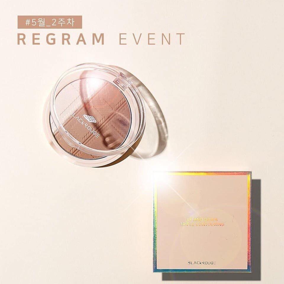 [Phiên bản mới] Phấn tạo khối và highlight Black Rouge Up And Down Triple Contouring (Có Sẵn) | BigBuy360 - bigbuy360.vn