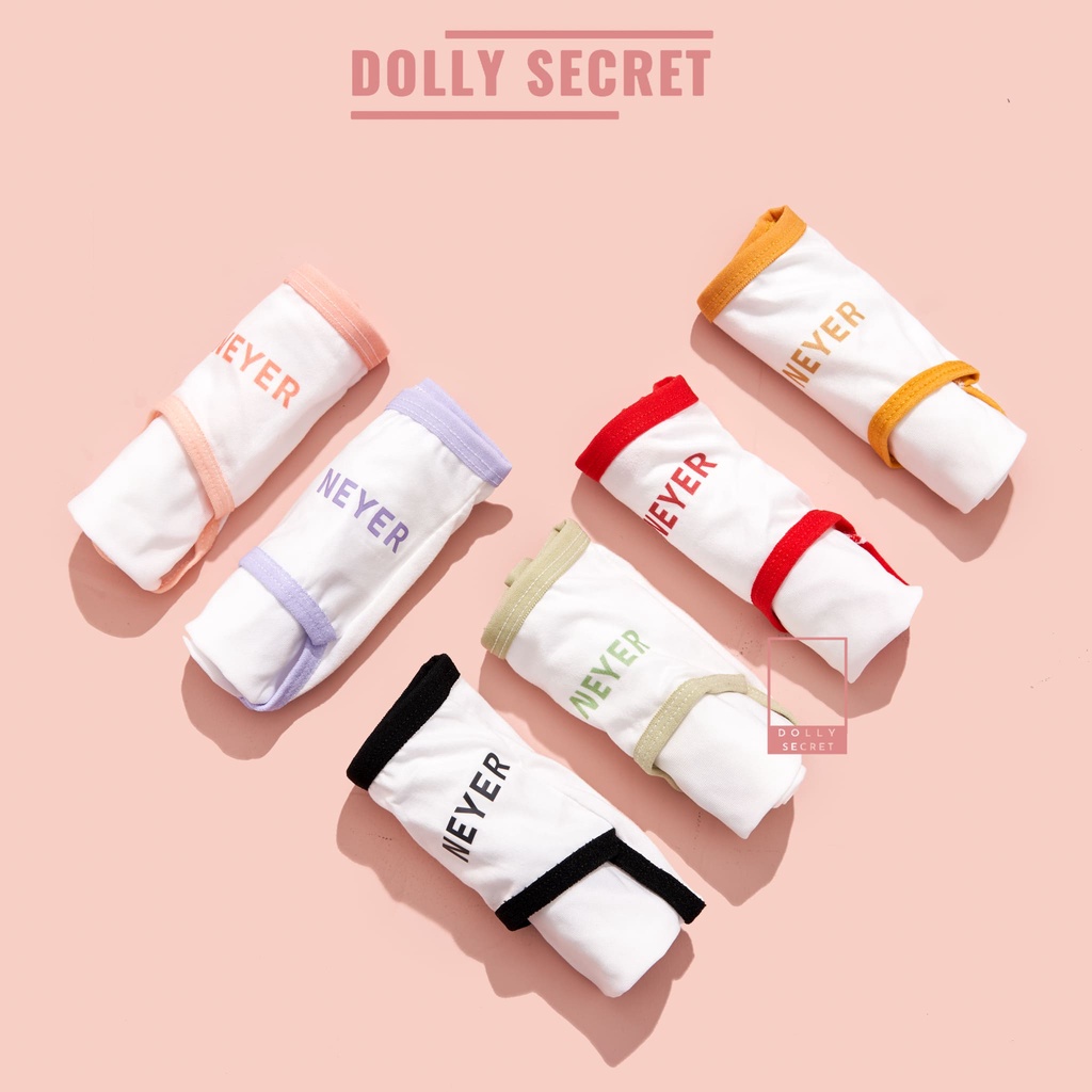 Quần Lót Nữ Giá Rẻ Cotton Kháng Khuẩn Mềm Mỏng Thoáng Mát Siêu Tôn Dáng Mẫu DOLLY SECRET QL040