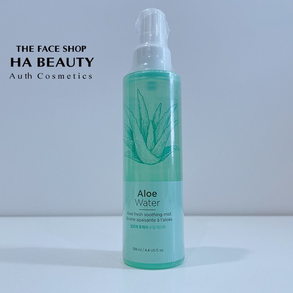 Xịt khoáng dưỡng ẩm da mặt nha đam lô hội cấp ẩm kiềm dầu Hàn Quốc The Face Shop Aloe Fresh Soothing Mist 130ml | BigBuy360 - bigbuy360.vn