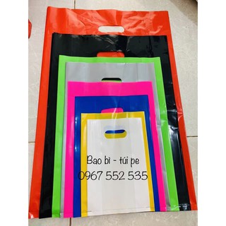 túi nilon bóng dẻo, nhiều màu, nhiều size DÀY, BÓNG, CHẮC CHẮN, DAI