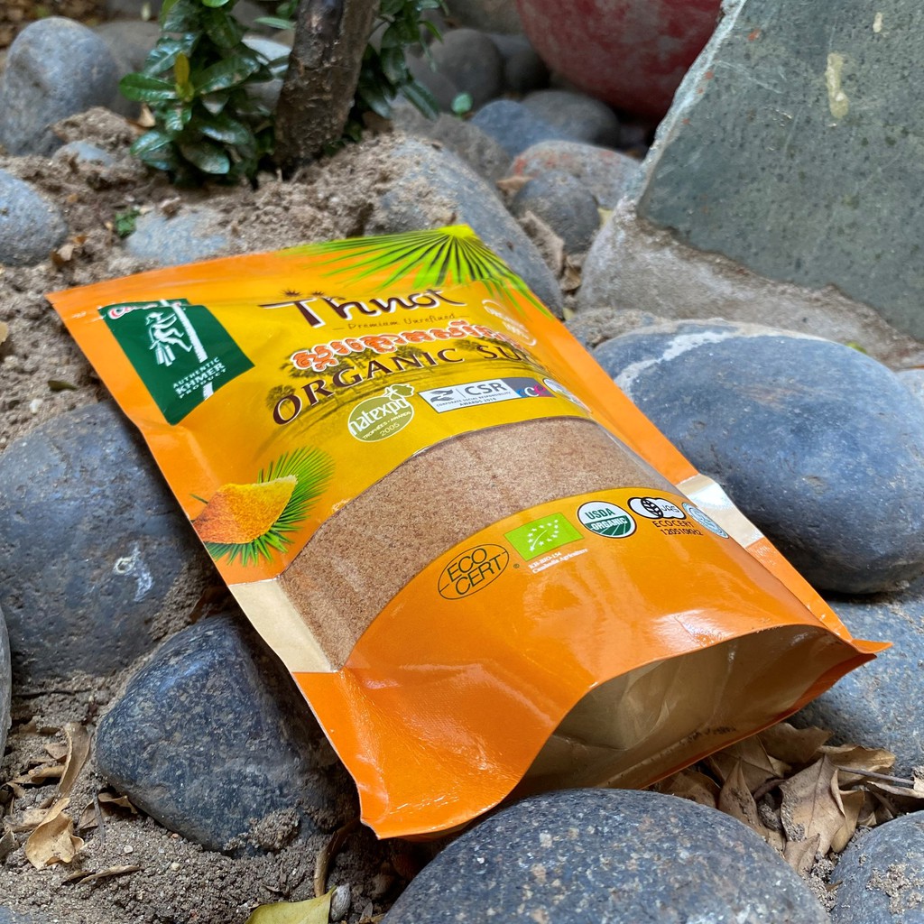Đường thốt nốt hữu cơ 500g Thnot Organic Sugar