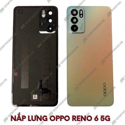 Nắp lưng reno 6 5g kèm kính camera