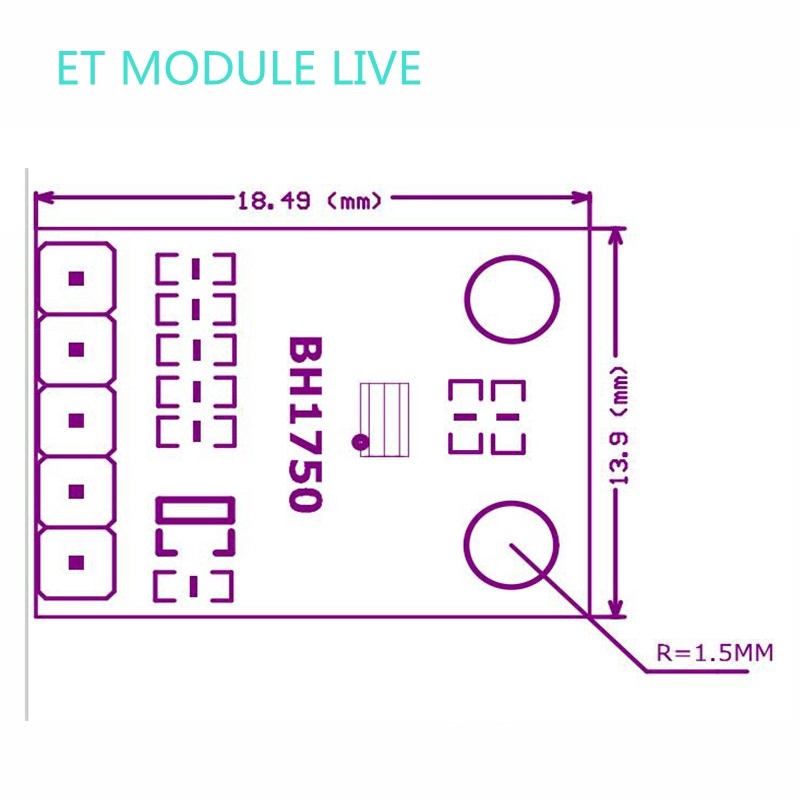 Mô Đun Đèn Flash Gy-302 Bh1750 Bh750Fvvvi Cho Arduino 3v-5v | BigBuy360 - bigbuy360.vn