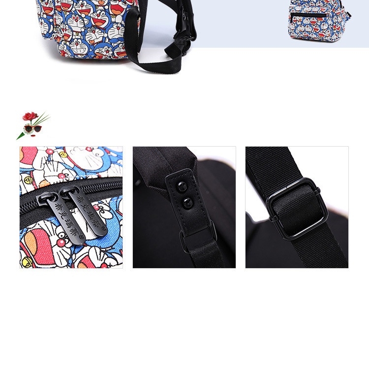 Balo đi học in hình Doraemon phong cách Nhật Bản 2021