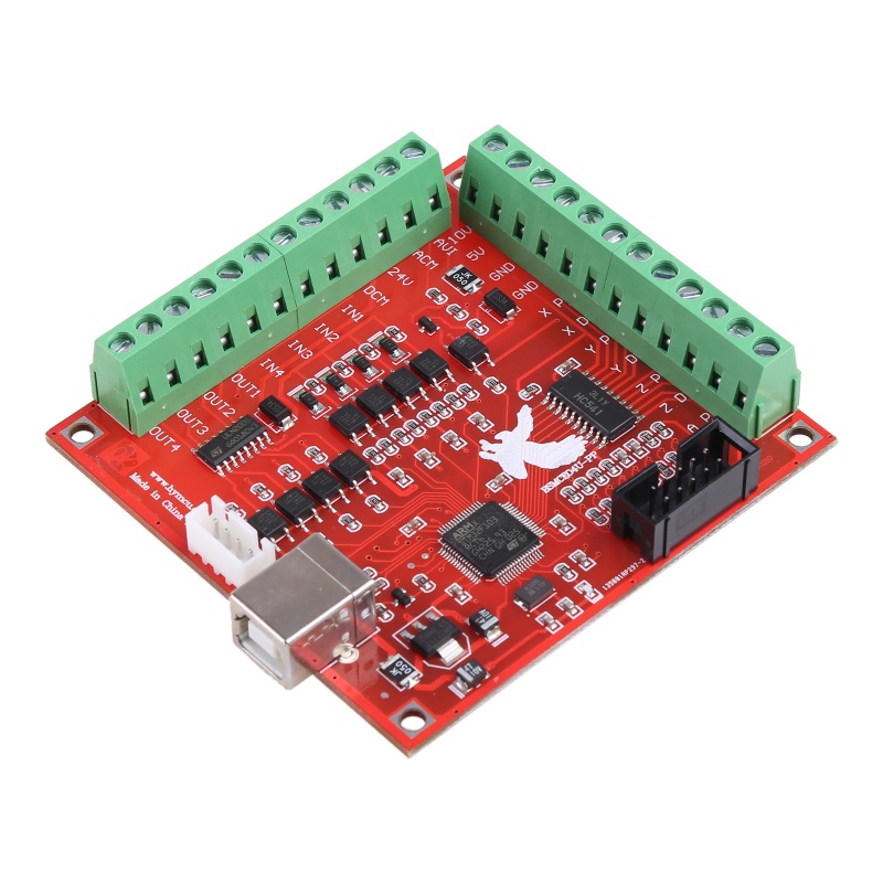 Bo Mạch Chủ WER Driver USB MACH3 4 Trục Dành Cho Máy Khắc CNC