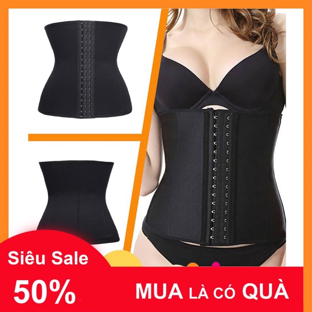 Đai Nịt Bụng Latex 9 Xương 30cm ITALYA Giảm Mỡ Bụng Sau Sinh