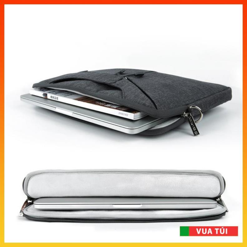 Cặp, Túi Xách Laptop, Macbook Chống Sốc 13/14/15inch - WiWU Sleeve Case Màu đen - Bảo Vệ Laptop Toàn Diện