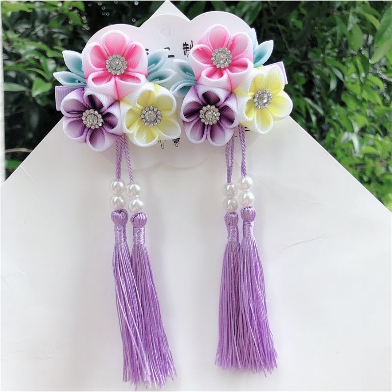 Kẹp tóc kanzashi 03