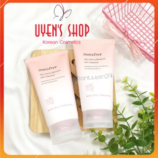 Sữa rửa mặt dưỡng ẩm, sáng da Innisfree Cherry Blossom Jam Cleanser 150g