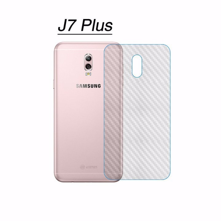 Dán carbon Samsung J7 Plus mặt lưng