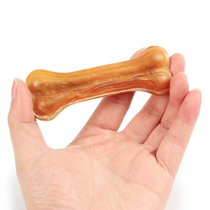 Doremiu- (1 cái) Xương da bò cho chó gặm dạng xương ống (5 size) cho chó sạch răng tránh cắn phá đồ