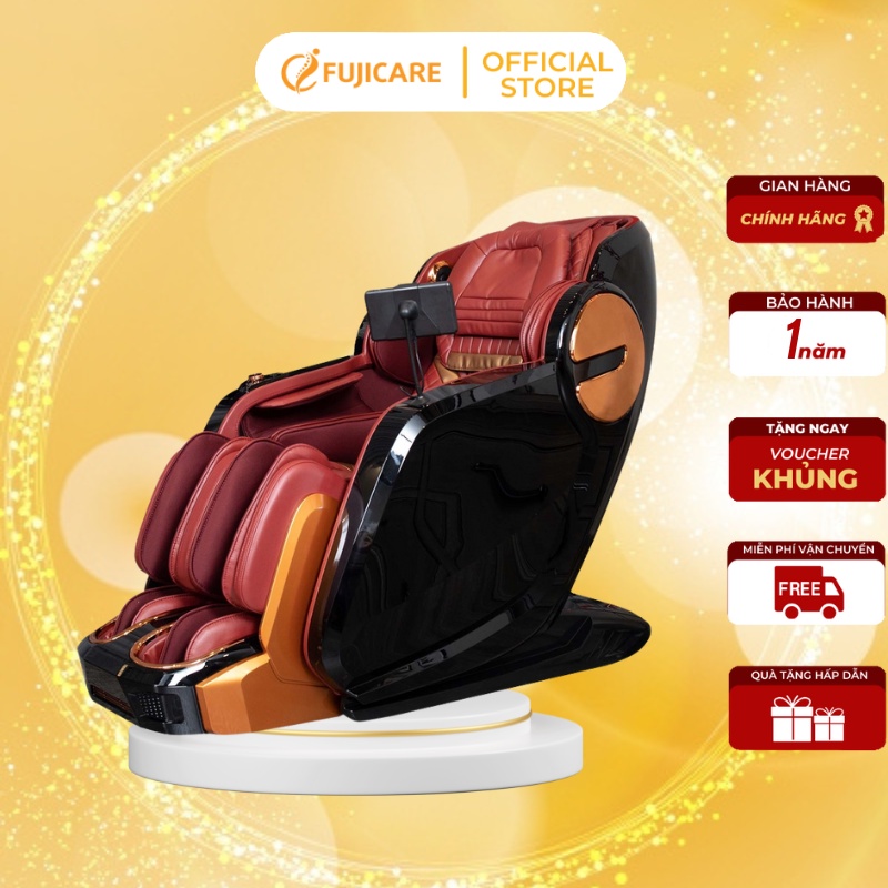 Ghế Massage toàn thân FUJICARE FC-686 công nghệ mát xa nhiệt hồng ngoại cao cấp