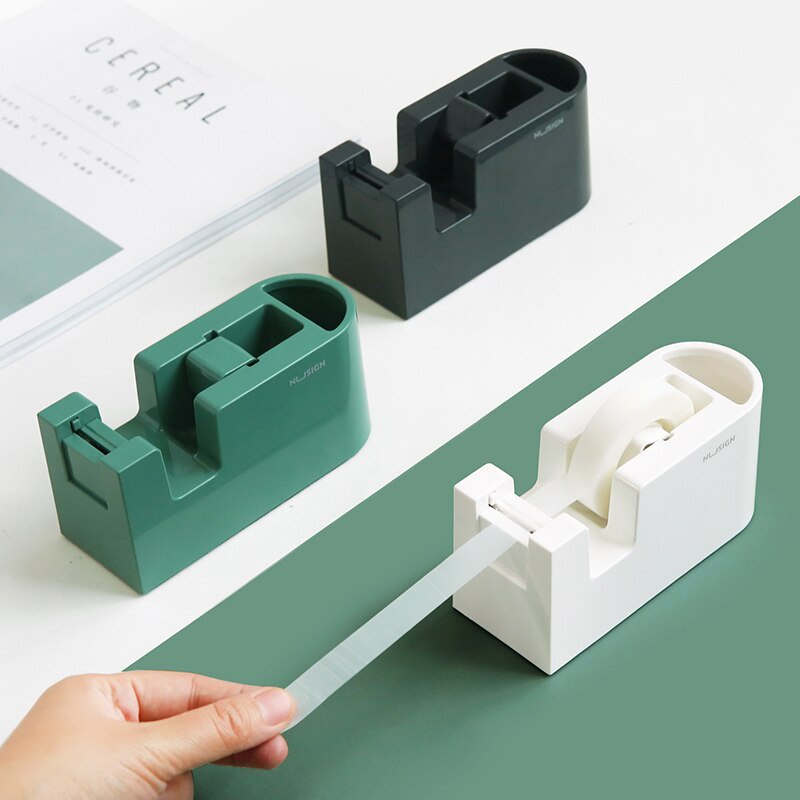 Hộp đựng cuộn băng keo có đế chống trượt tự động và đầu cắt