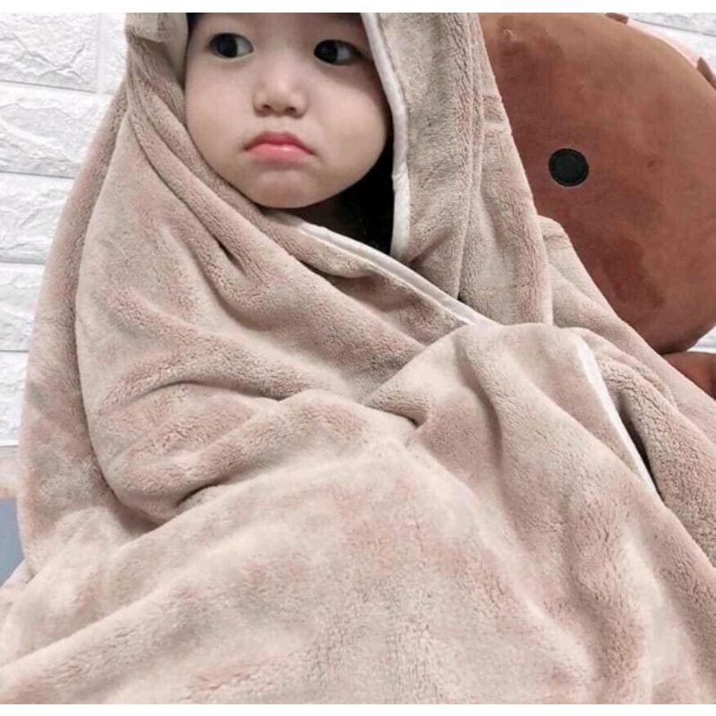 Khăn Tắm Lông Cừu Hàn Quốc loại đẹp nhất size 70x140cm