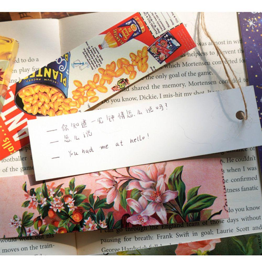 Pewany Phụ Kiện Giá Đỡ Sách Đánh Dấu Trang Sách Ghi Chú Phong Cách Retro Dòng Hình Ảnh