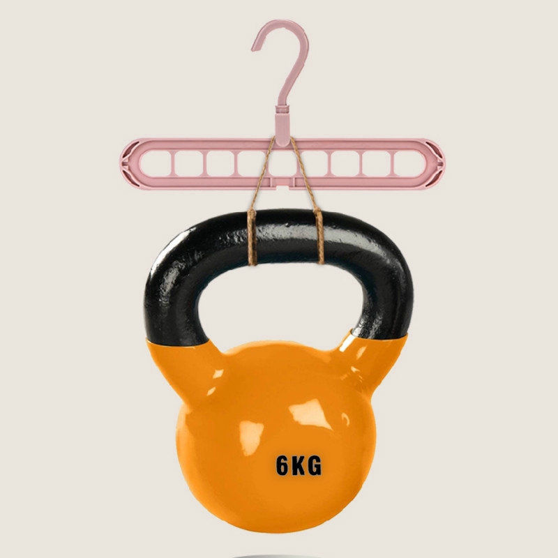 Móc thanh bằng nhựa 9 lỗ tiết kiệm diện tích