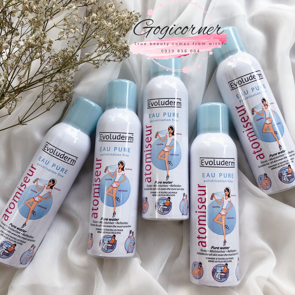 XỊT KHOÁNG EVOLUDERM ATOMISEUR EUR PURE | BigBuy360 - bigbuy360.vn
