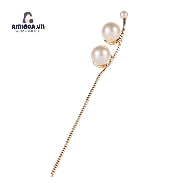 ✨✨Kẹp Tóc Kim Loại Thiết Kế Đơn Giản Tiện Dụng