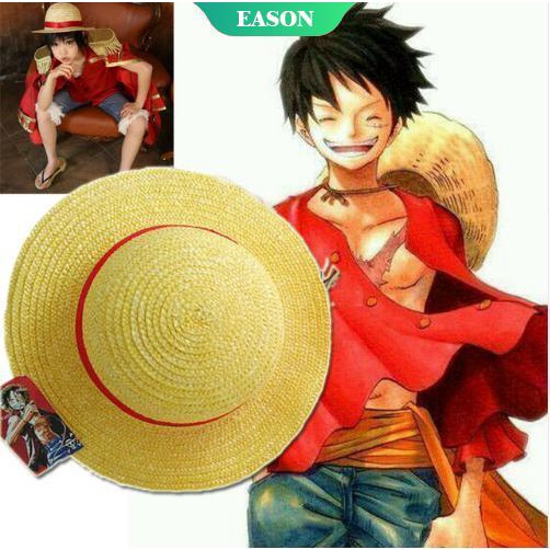 Nón Cói Chống Nắng 54 58cm Họa Tiết Luffy Hoạt Hình Cho Nữ Hóa Trang