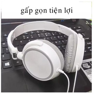 Tai nghe chụp tai F10 Màu Trắng có thể gấp gọn