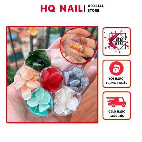 Hoa lụa trang trí móng cực xinh