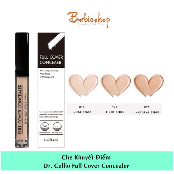 Che khuyết điểm Dr. Cellio Full Cover Concealer 6.5g