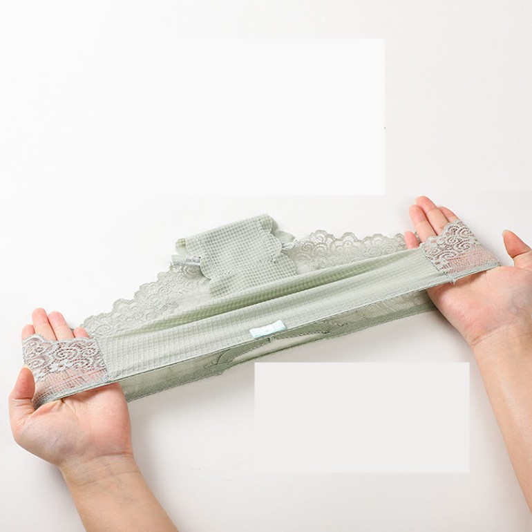 Quần lót nữ cao cấp phối ren xinh xắn - Quần lót nữ dễ thương màu hồng tím xanh da đen