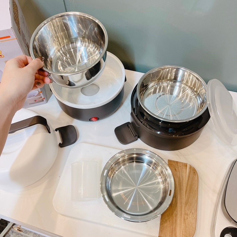 HỘP CƠM CẮM ĐIỆN - CẶP LỒNG CƠM CẮM ĐIỆN 2 TẦNG