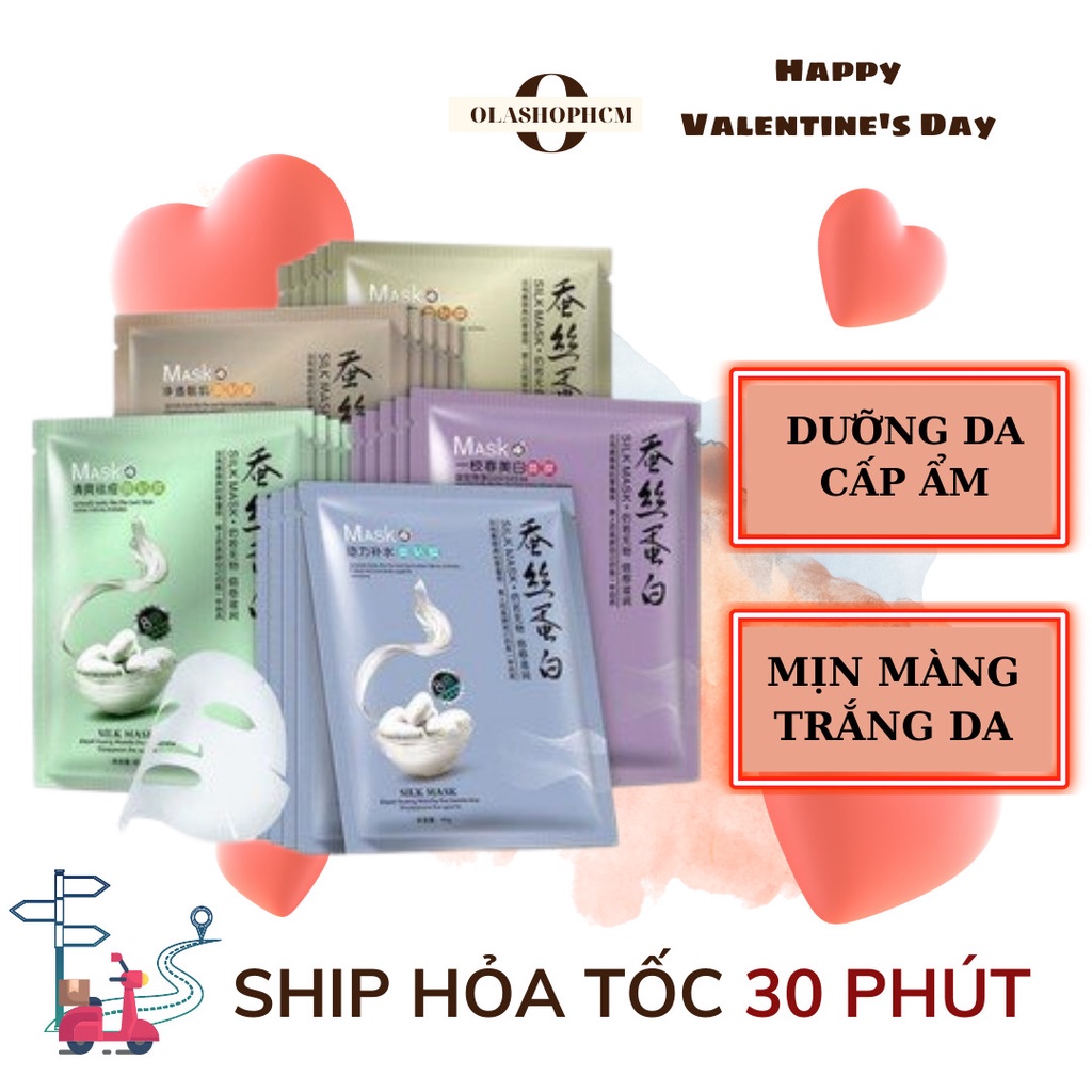 Mặt nạ dưỡng da tơ tằm Silk Mask One Spring trắng sáng cấp ẩm