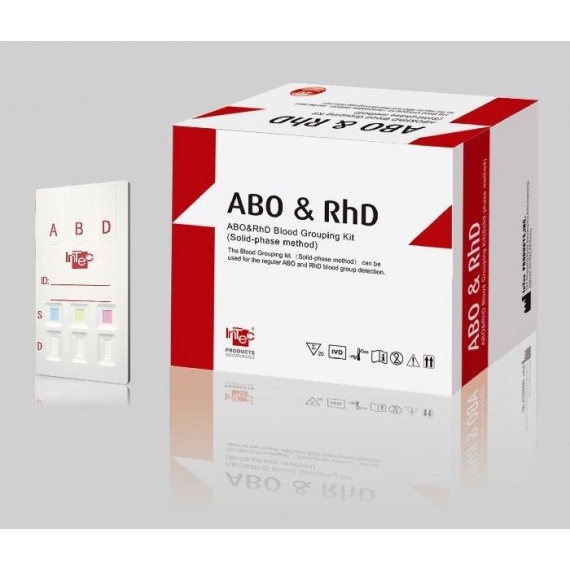 Bộ dụng cụ gói xét nghiệm nhóm máu HỆ NHÓM MÁU ABO & rhD tại nhà đơn giản