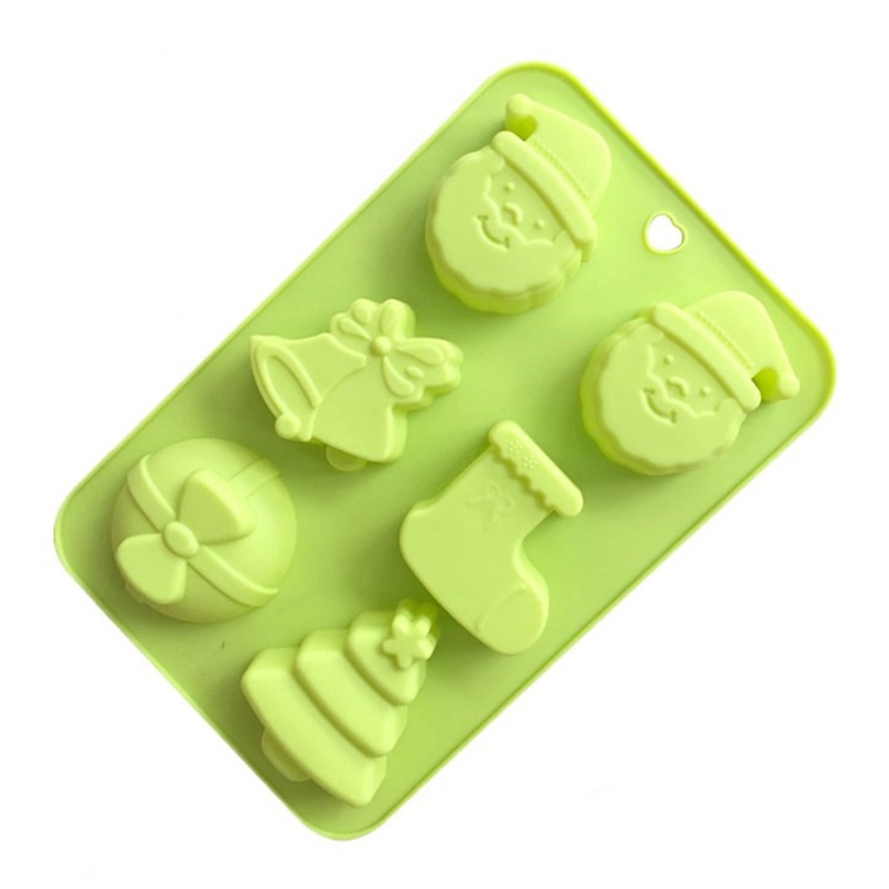 Khuôn Silicone Làm Đồ Trang Trí Thủ Công Hình Ông Già Noel