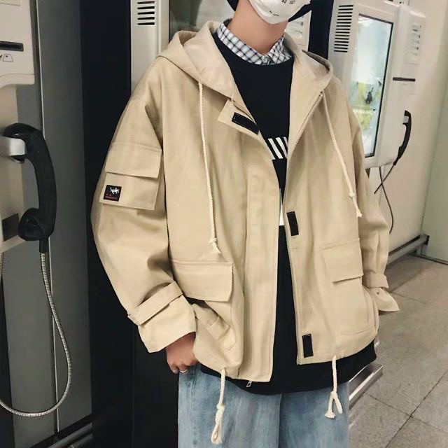Áo khoác kaki unisex hàng chuẩn 3 màu