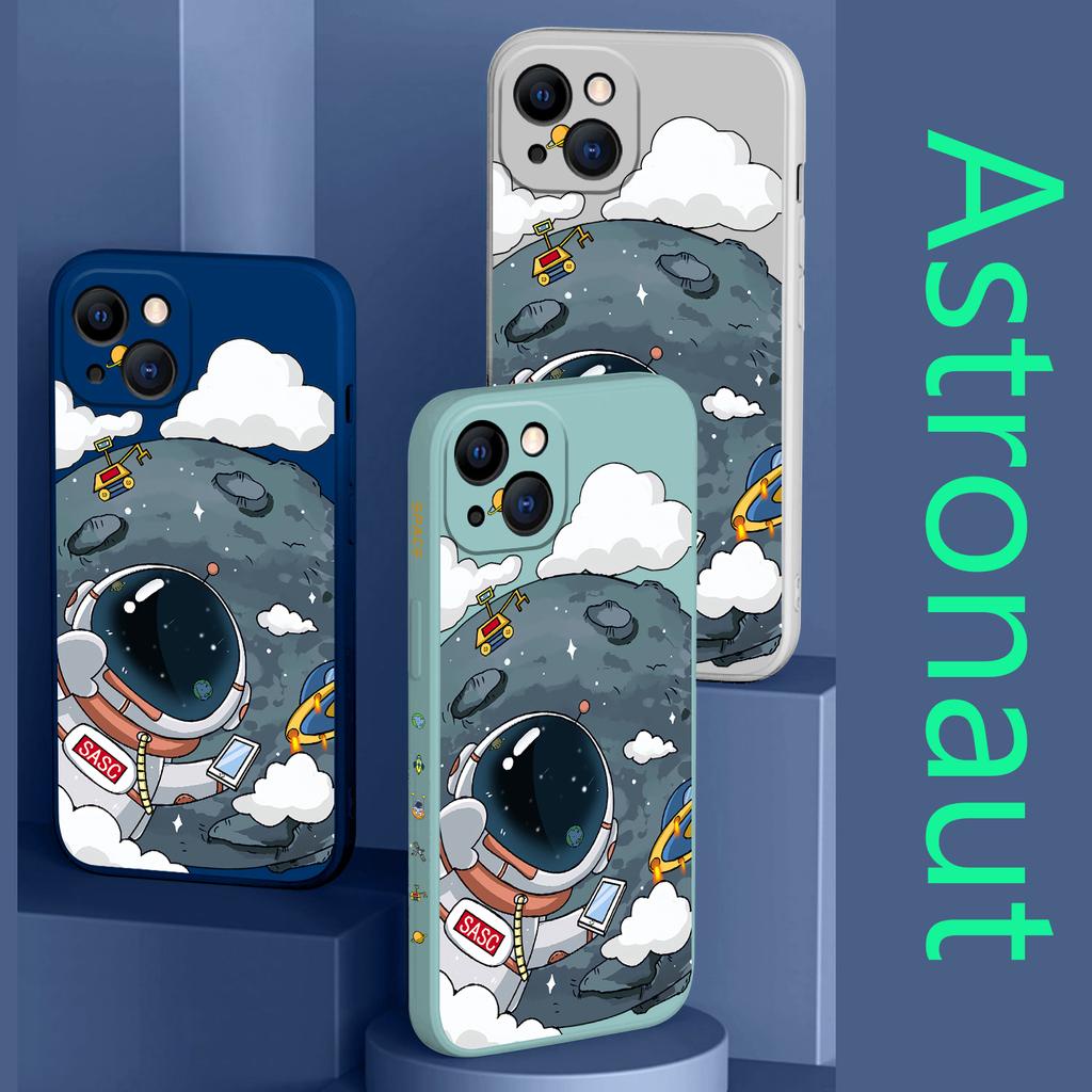Ốp Điện Thoại In Hình Phi Hành Gia Cho IPhone 11 7Plus X Xs Max XR