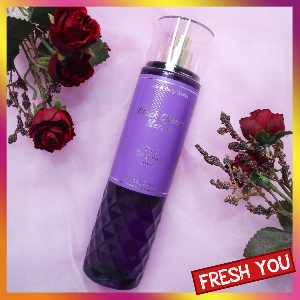Xịt thơm toàn thân Bath & Body Works Black Cherry Merlot | BigBuy360 - bigbuy360.vn
