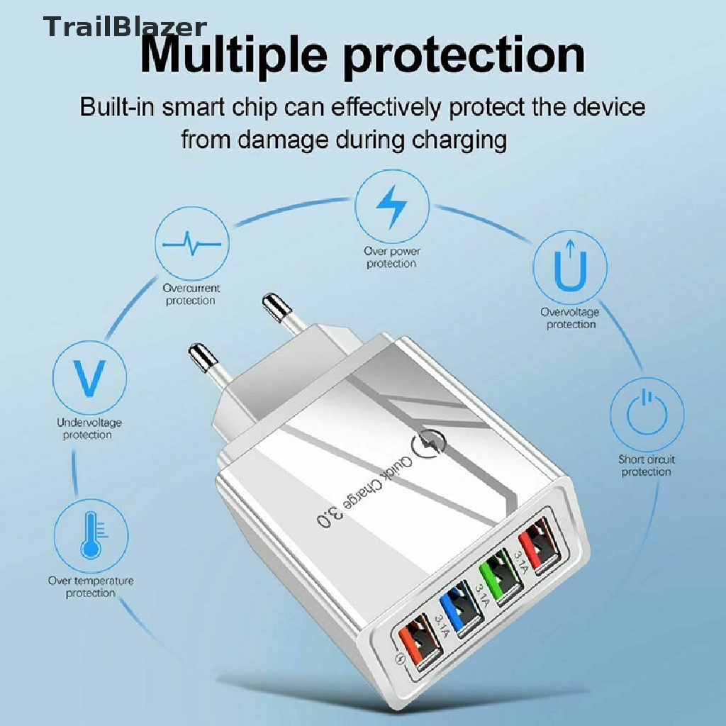 Cốc Sạc 4 Cổng Usb 3.0 5v