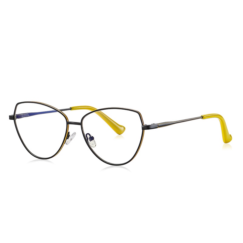 Mắt Kính Gọng Kim Loại Chống Ánh Sáng Xanh Thời Trang Cho Nữ