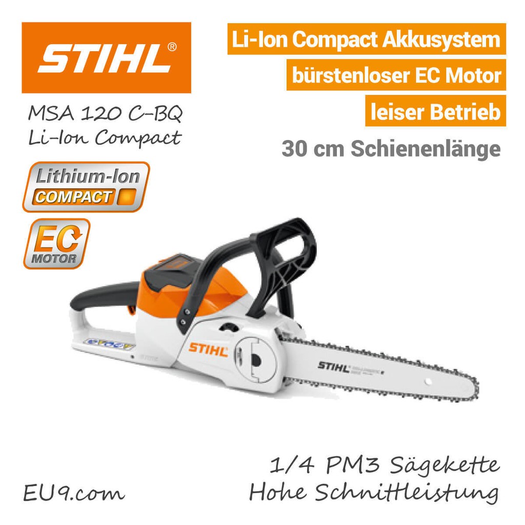 Máy Cưa Pin MSA120 C-BQ STIHL - Chính Hãng - MADE IN AUSTRIA