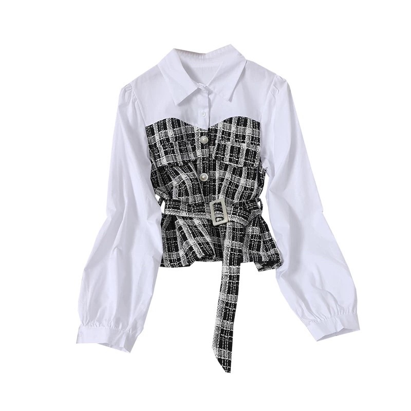 Áo sơ mi kiểu caro Seok Kyung phim Penhouse