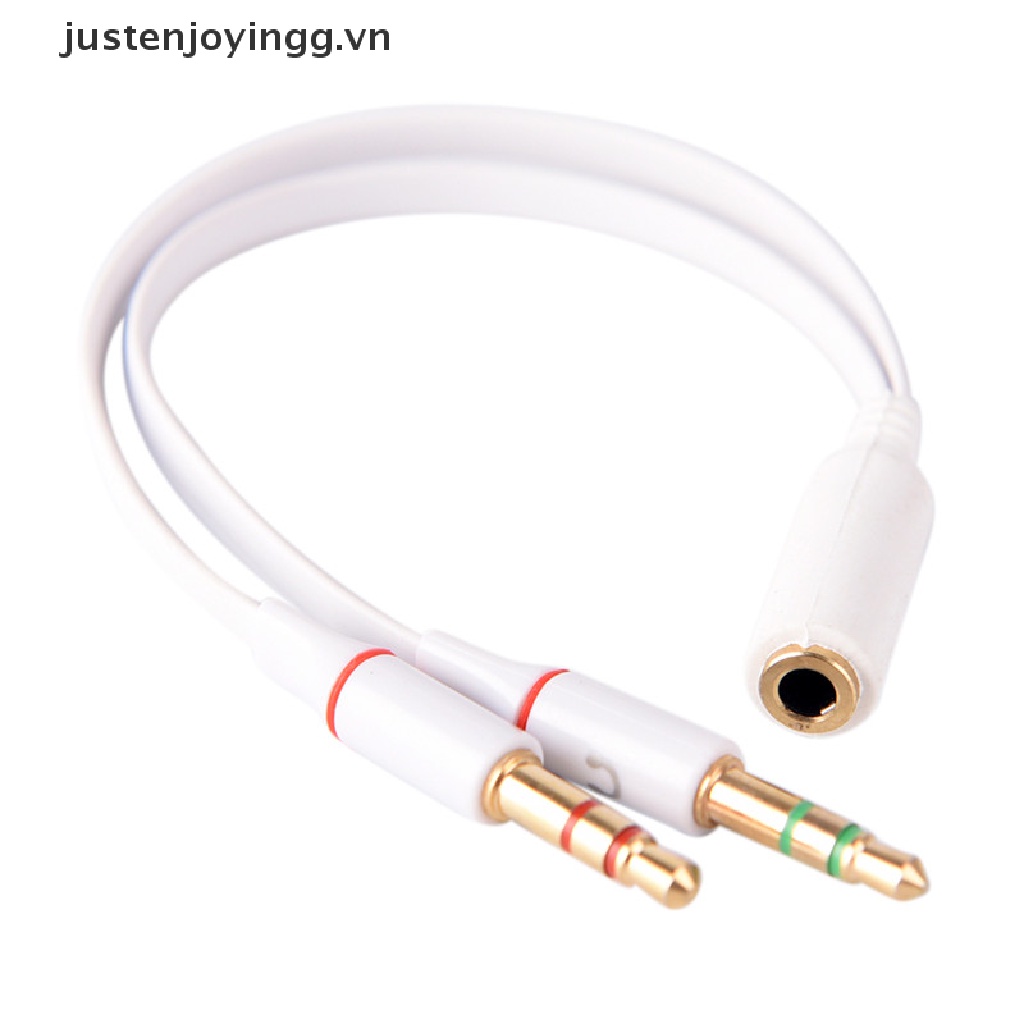 Cáp Chuyển Đổi Âm Thanh Hình Chữ Y 3.5mm Female Sang 2 Male Cho Pc