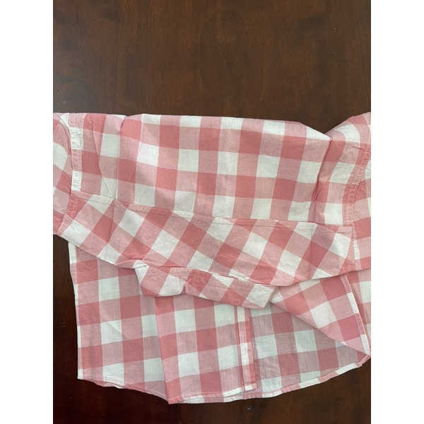 Áo sơ mi ngắn tay bé trai 11-30kg caro trắng hồng