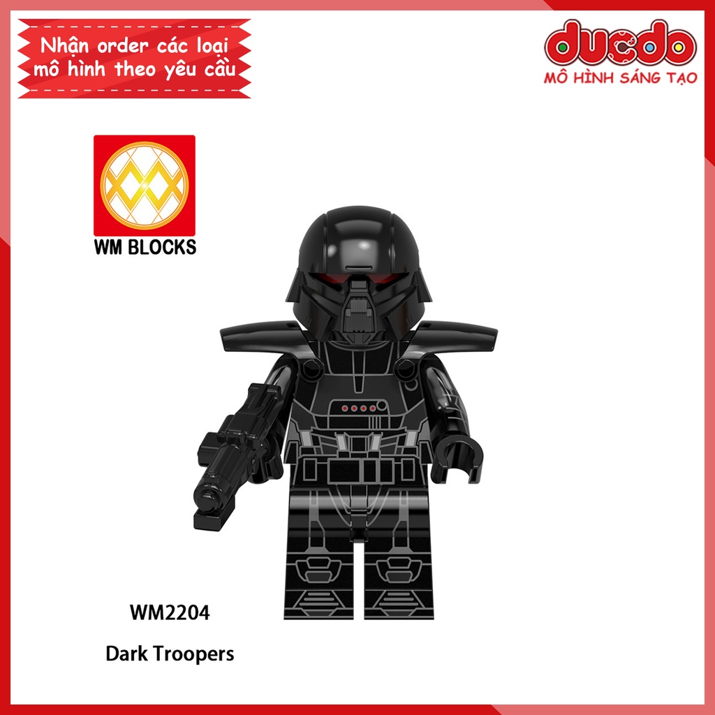 Minifigures các nhân vật trong Star Wars full trang bị - Đồ chơi Lắp ghép Xếp hình Mô hình Mini WM WM6121