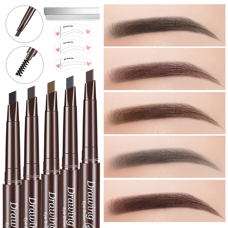 (hàng Mới Về) Bút Chì Kẻ Lông Mày Lâu Trôi Chống Thấm Nước Và Mồ Hôi Cho Người Mới Bắt Đầu | BigBuy360 - bigbuy360.vn