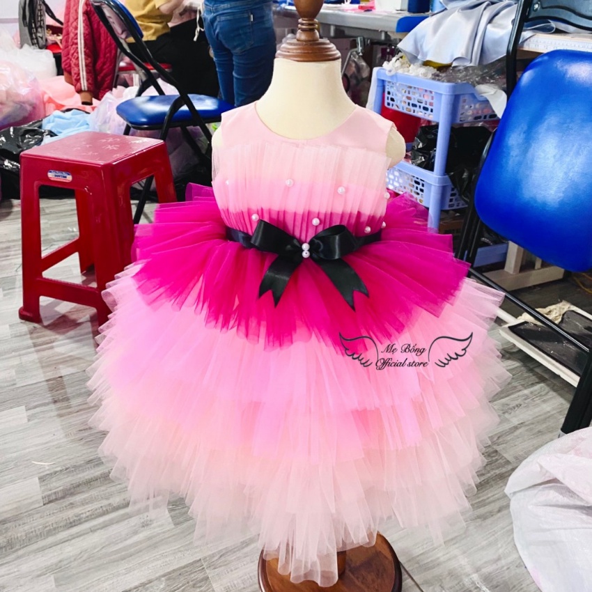 Váy Công Chúa Trắng Xinh Dự Tiệc Giá Rẻ Cho Bé Gái Váy Phồng Công Chúa -Mẹ BốngPrincess dress
