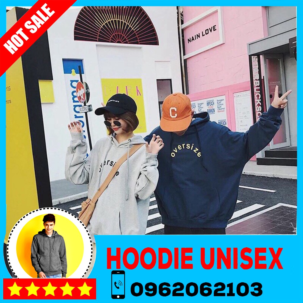 (HOOIDE) ÁO HOODIE NỈ NGOẠI HD170 (Oversize)