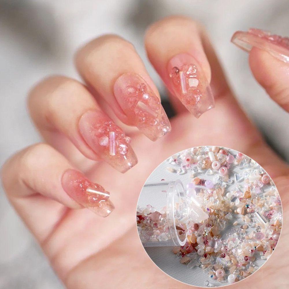Hạt Cườm Trang Trí Móng Tay Xinh Xắn|Hạt Đá 3D Trang Trí Móng Tay