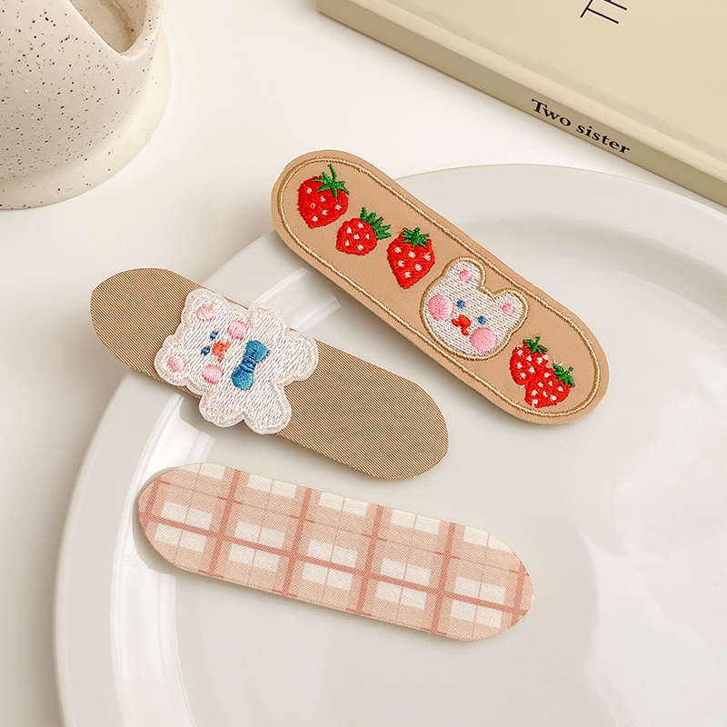 Set 1/3 Dây Cột Tóc Họa Tiết Hoạt Hình Phong Cách Hàn Quốc Cho Bé