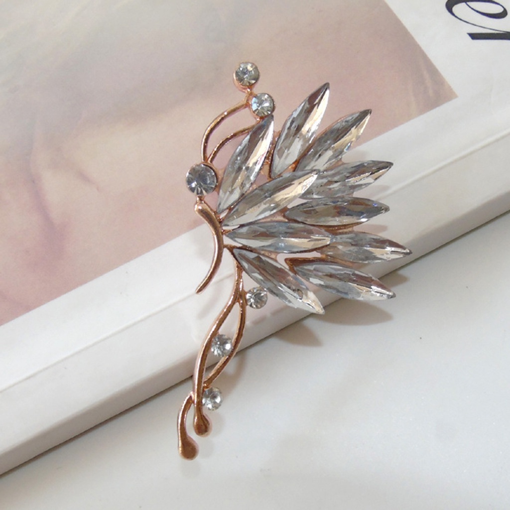 Khuyên Vành Tai Hình Bướm Đính Đá Pha Lê Nhiều Màu Thời Trang Dành Cho Nữ