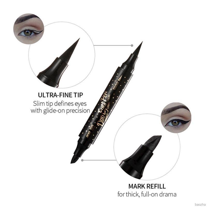(Hàng Mới Về) Bút Kẻ Mắt Hai Đầu Chống Nước Không Nhòe Tiện Dụng | BigBuy360 - bigbuy360.vn